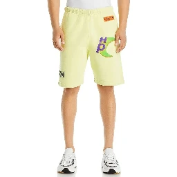 Bicolor Cotton Shorts