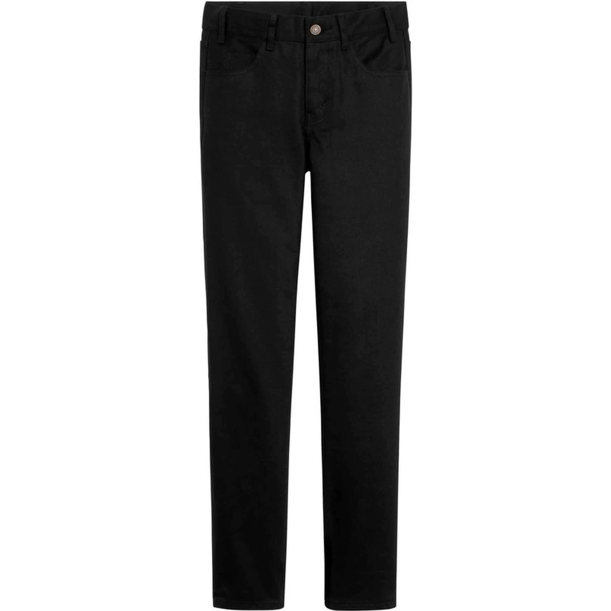 Black Cotton Skinny Jeans