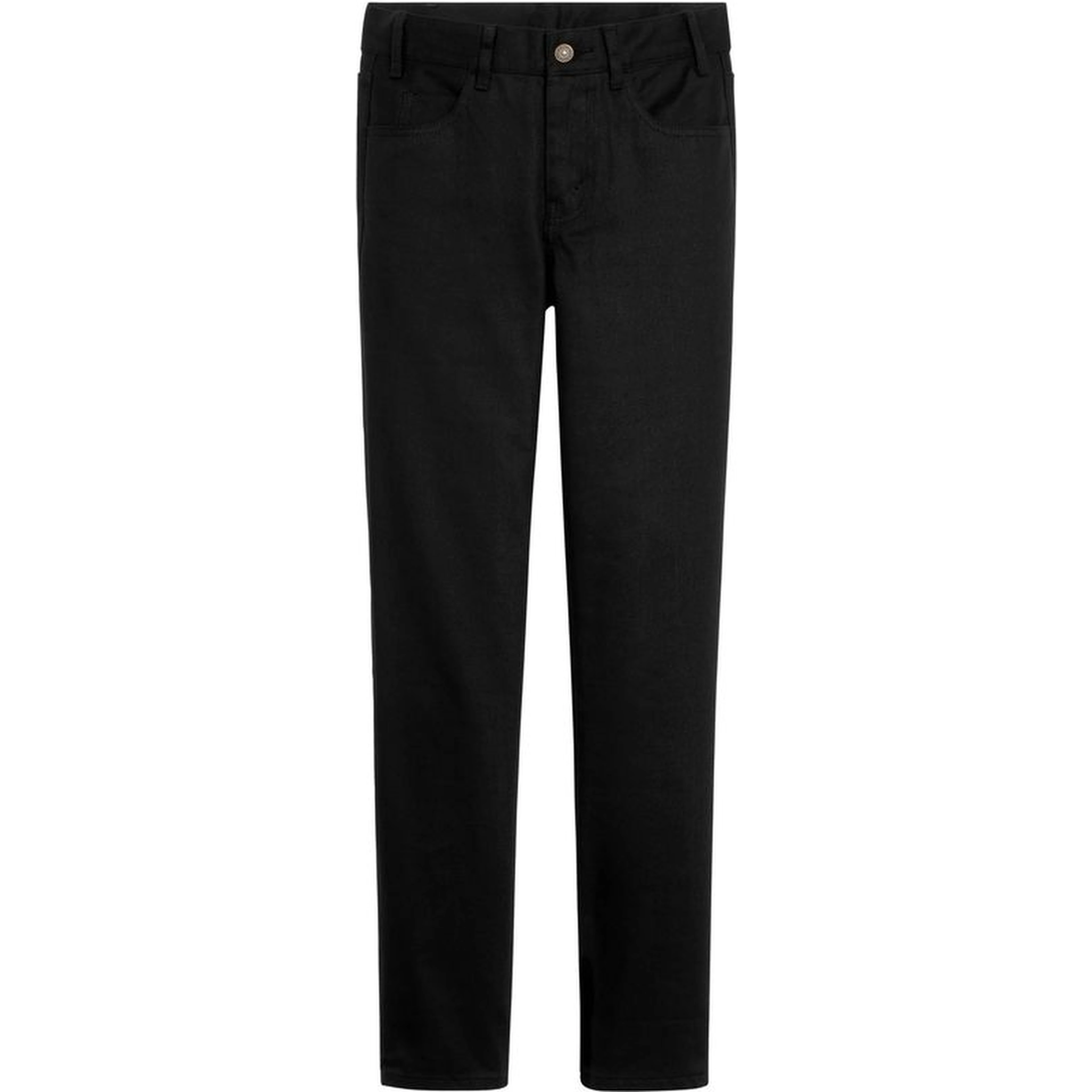 Black Cotton Skinny Jeans