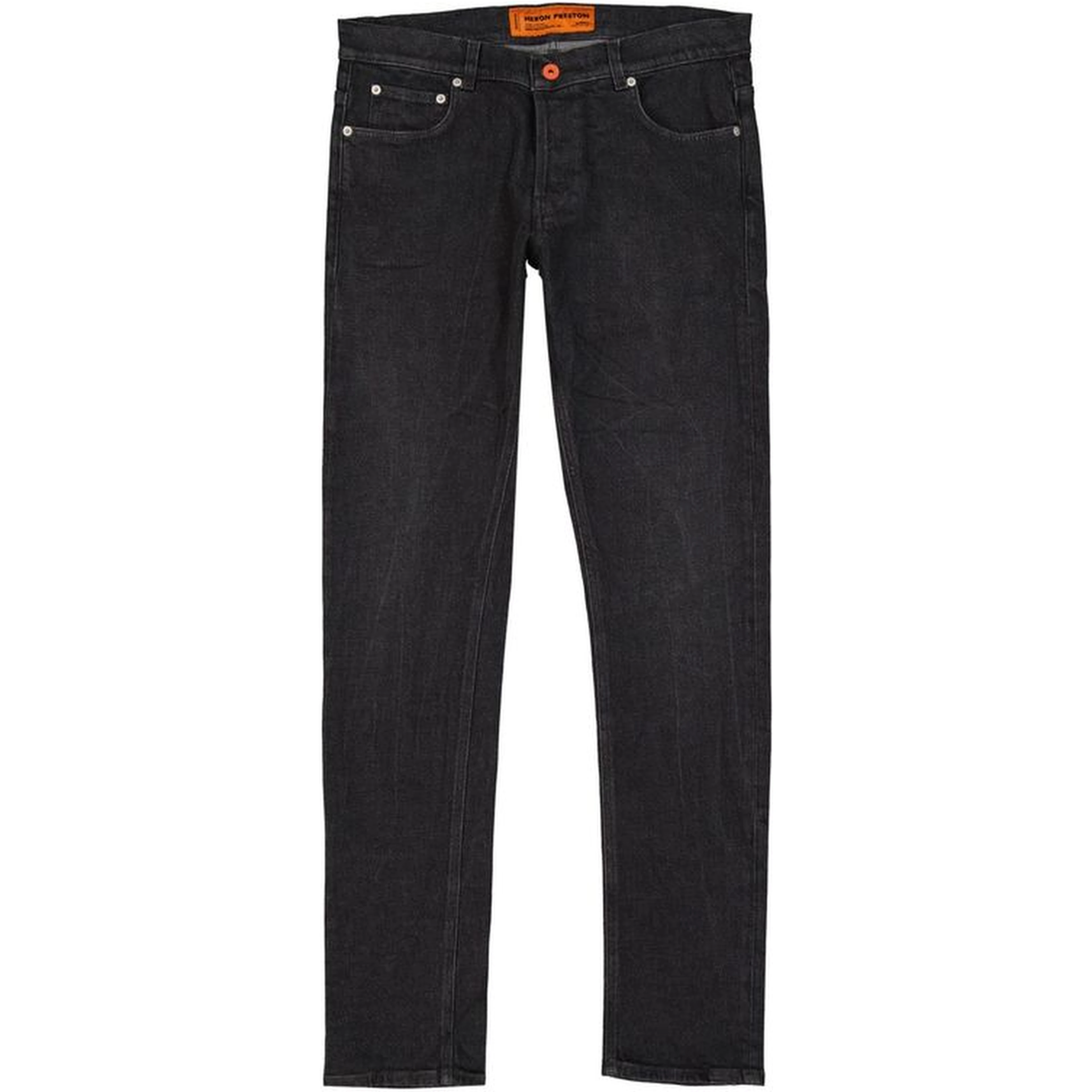 Black Cotton Slim Fit Jeans