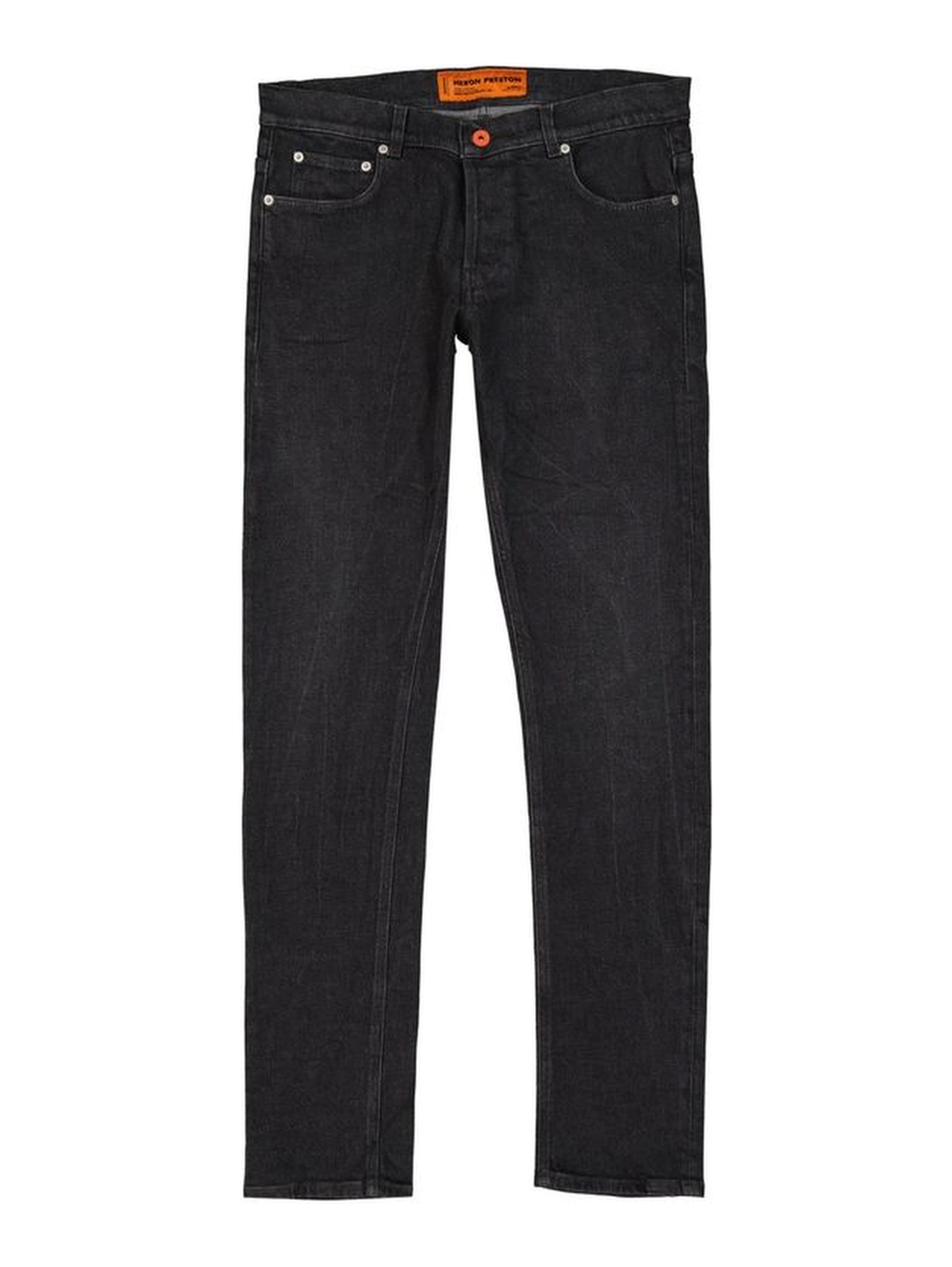 Black Cotton Slim Fit Jeans