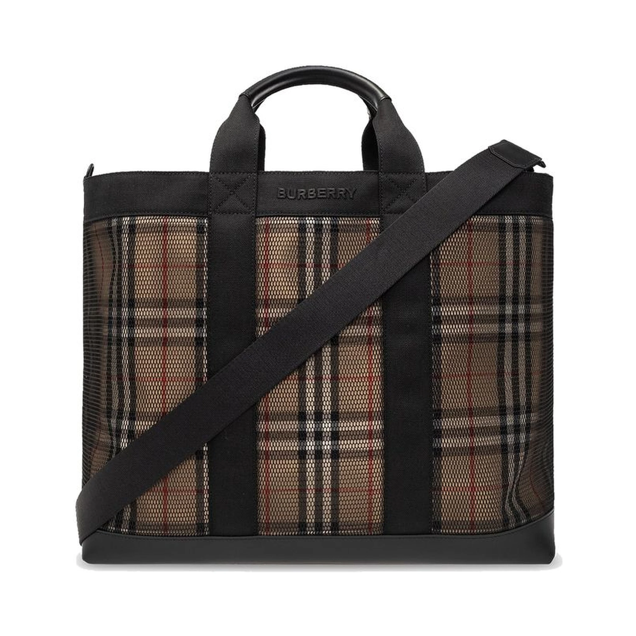 Beige Polyamide Tote Bag