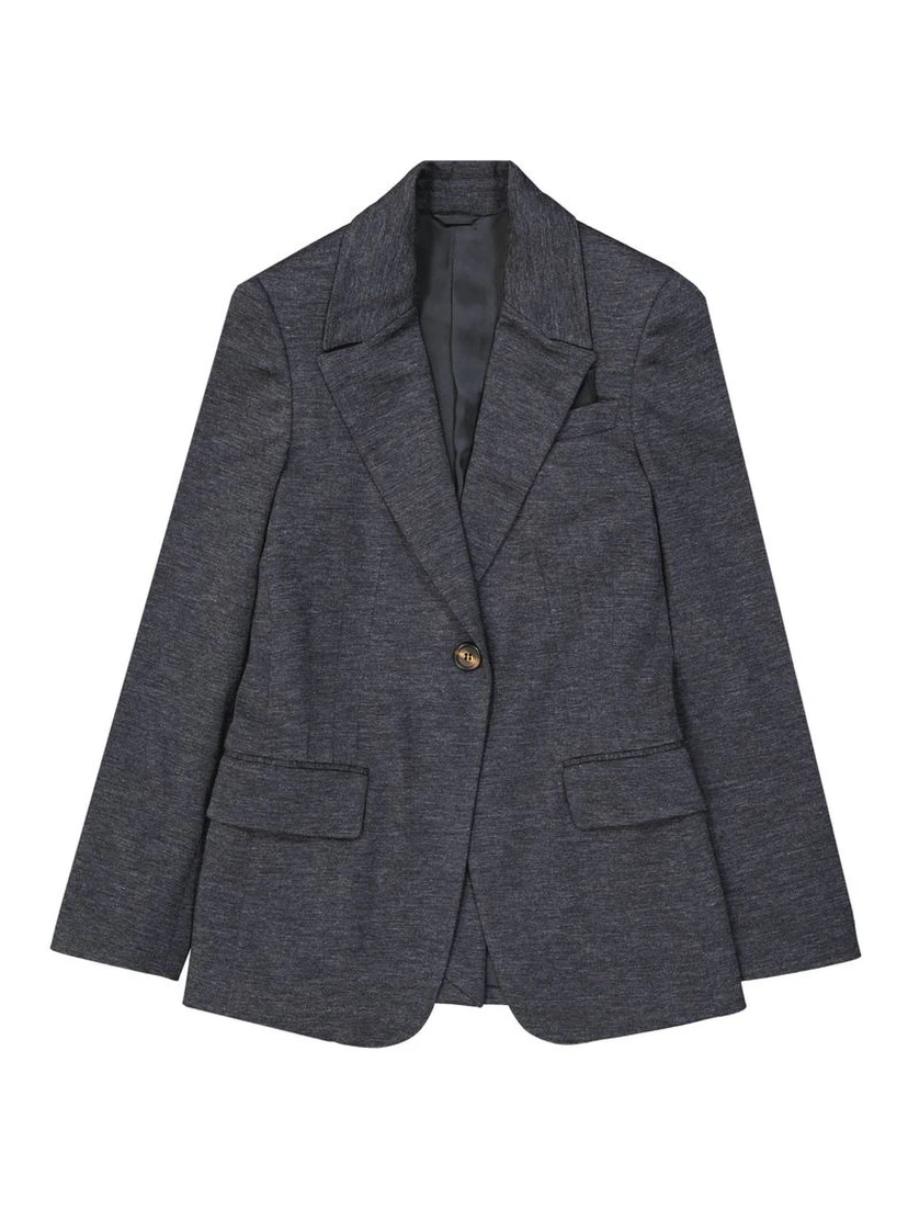 Gray Wool Blazer