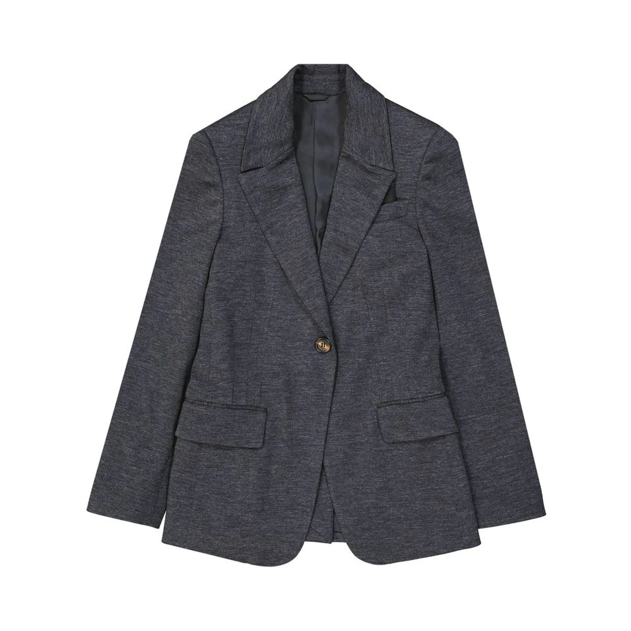 Gray Wool Blazer
