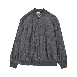 Gray Virgin Wool Bomber