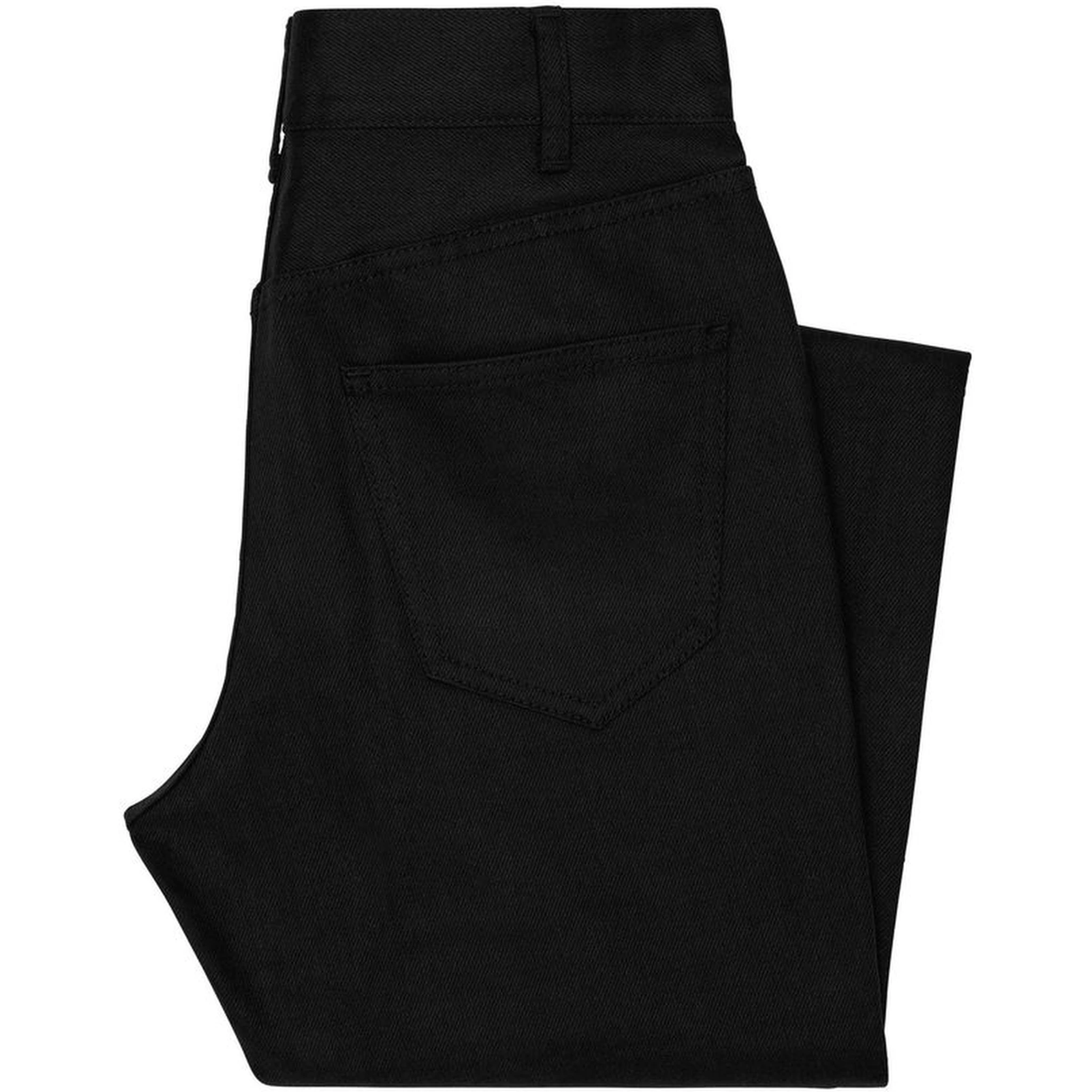 Black Cotton Skinny Jeans