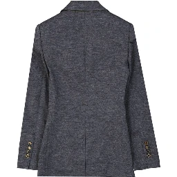 Gray Wool Blazer