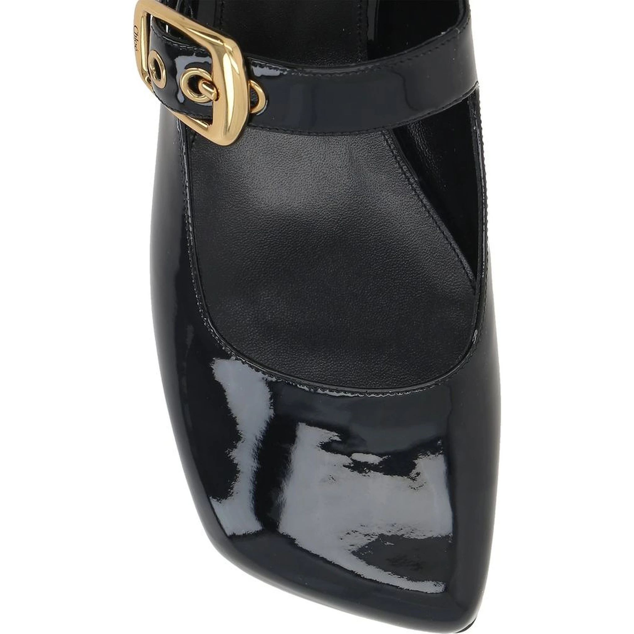Black Calfskin Ballet Flats