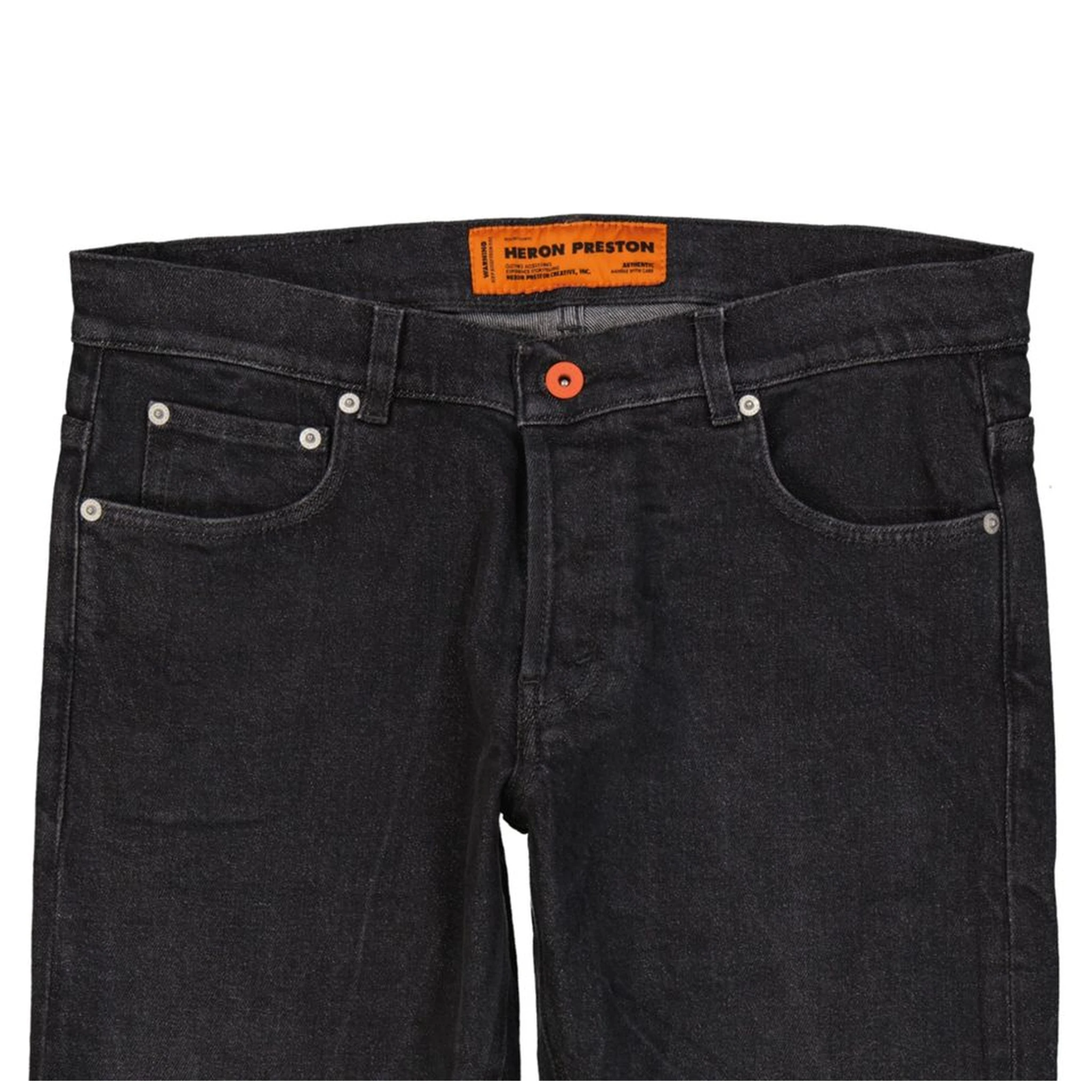 Black Cotton Slim Fit Jeans