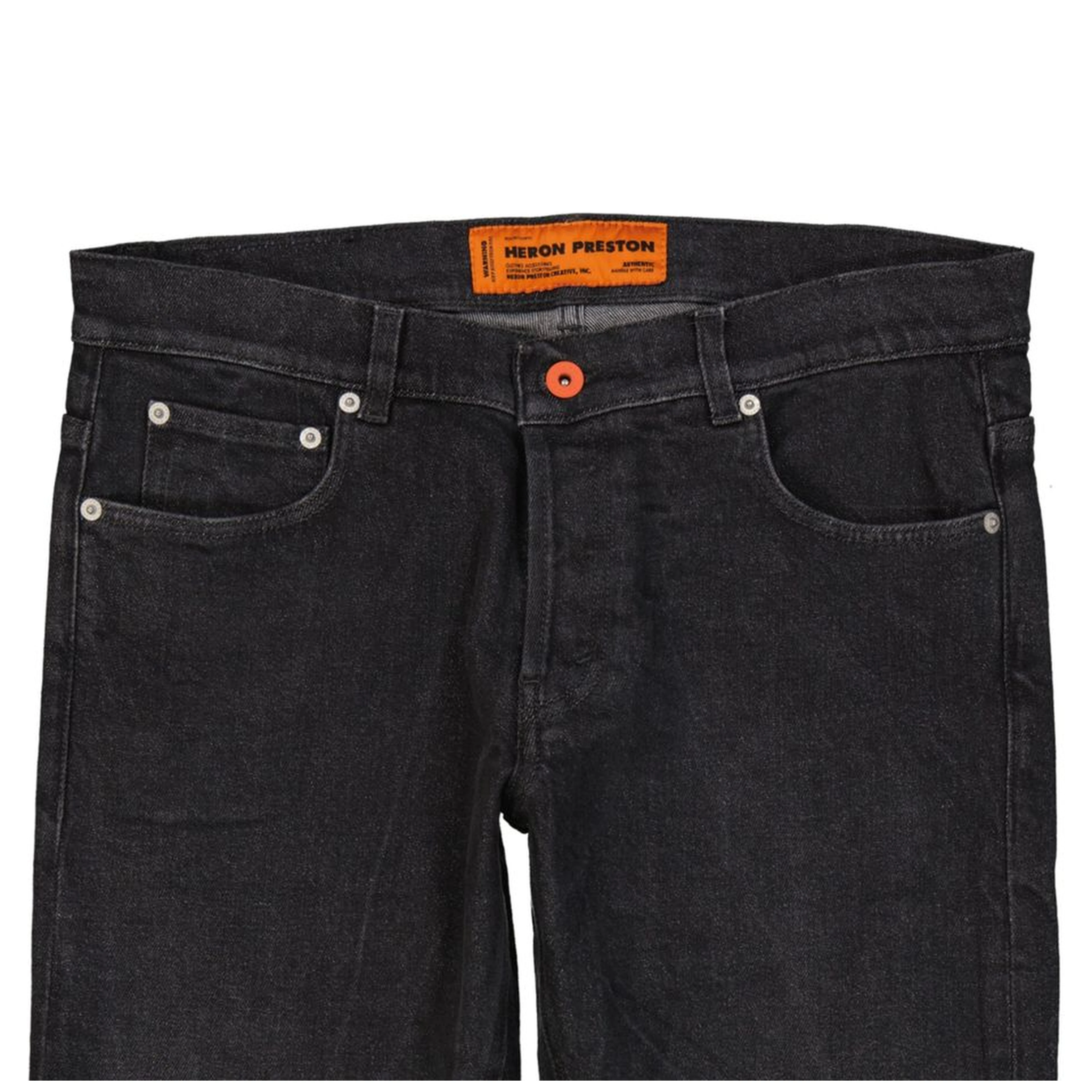 Black Cotton Slim Fit Jeans