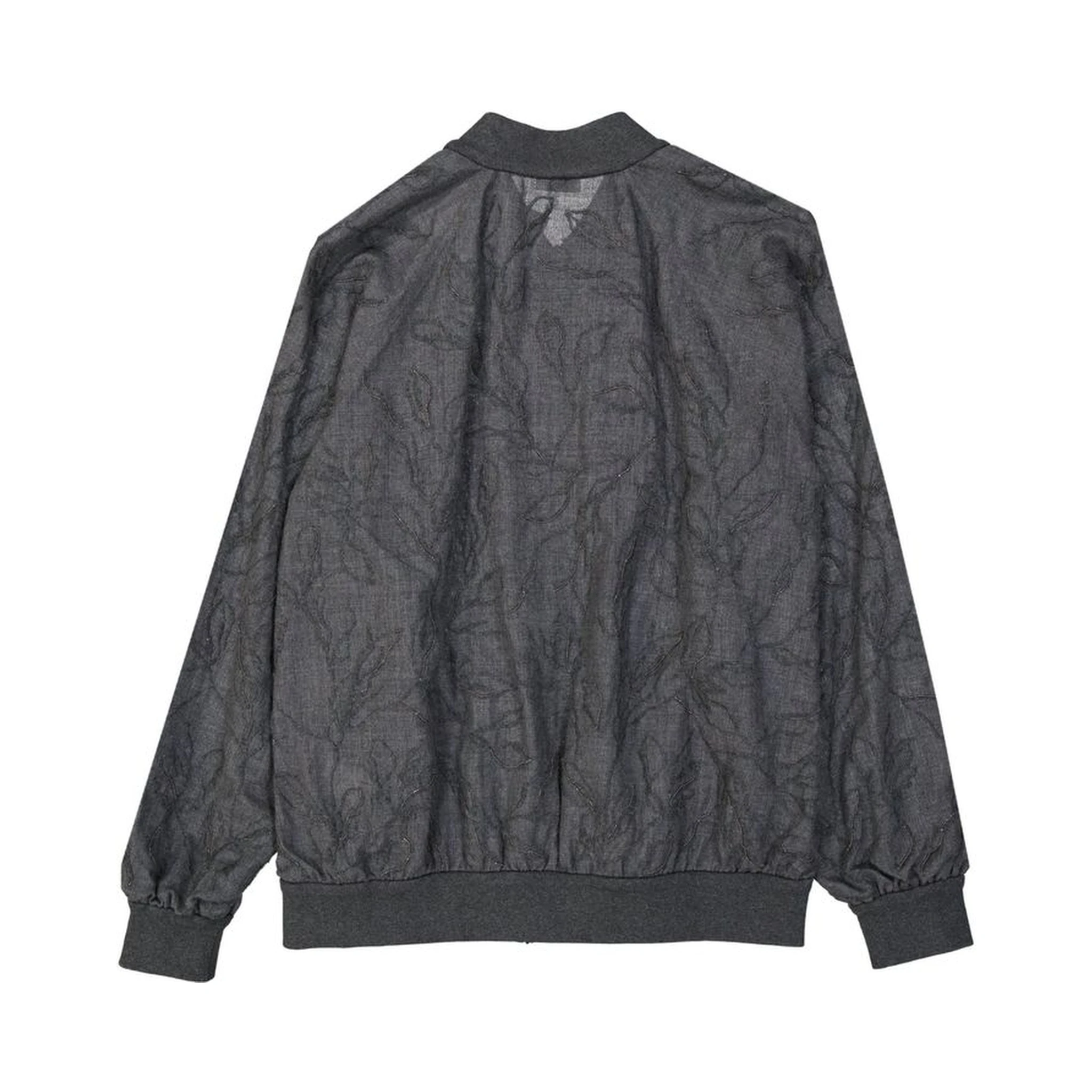 Gray Virgin Wool Bomber