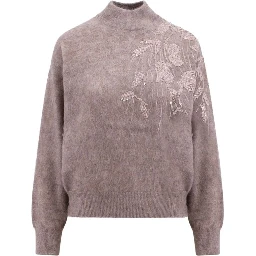 Beige Cashmere Sweatshirt