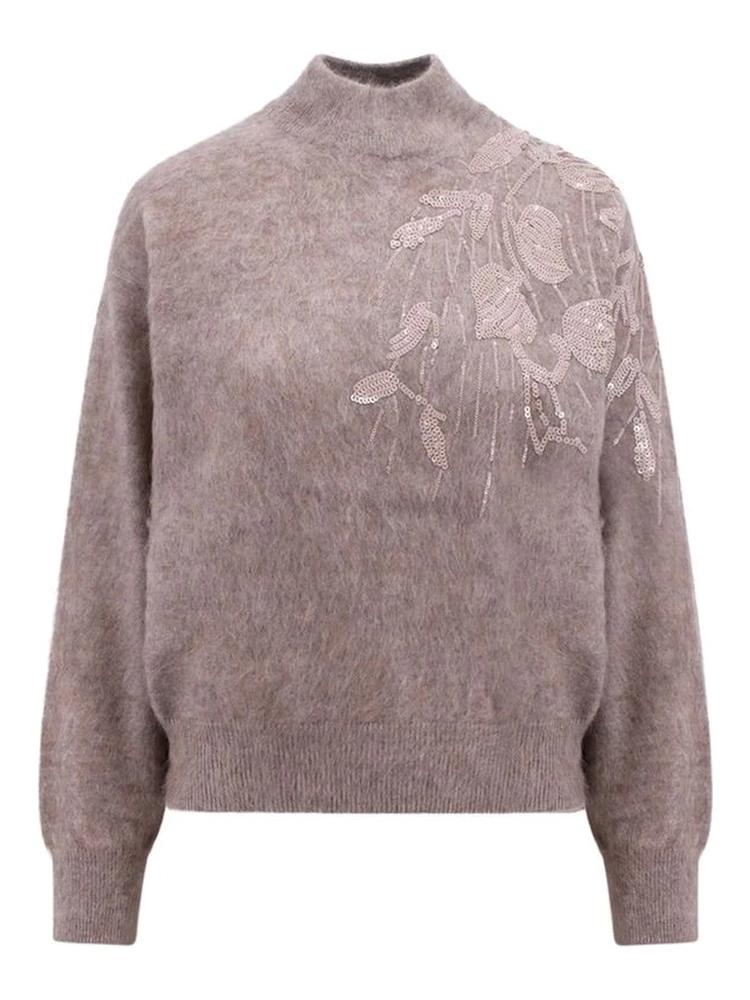 Beige Cashmere Sweatshirt