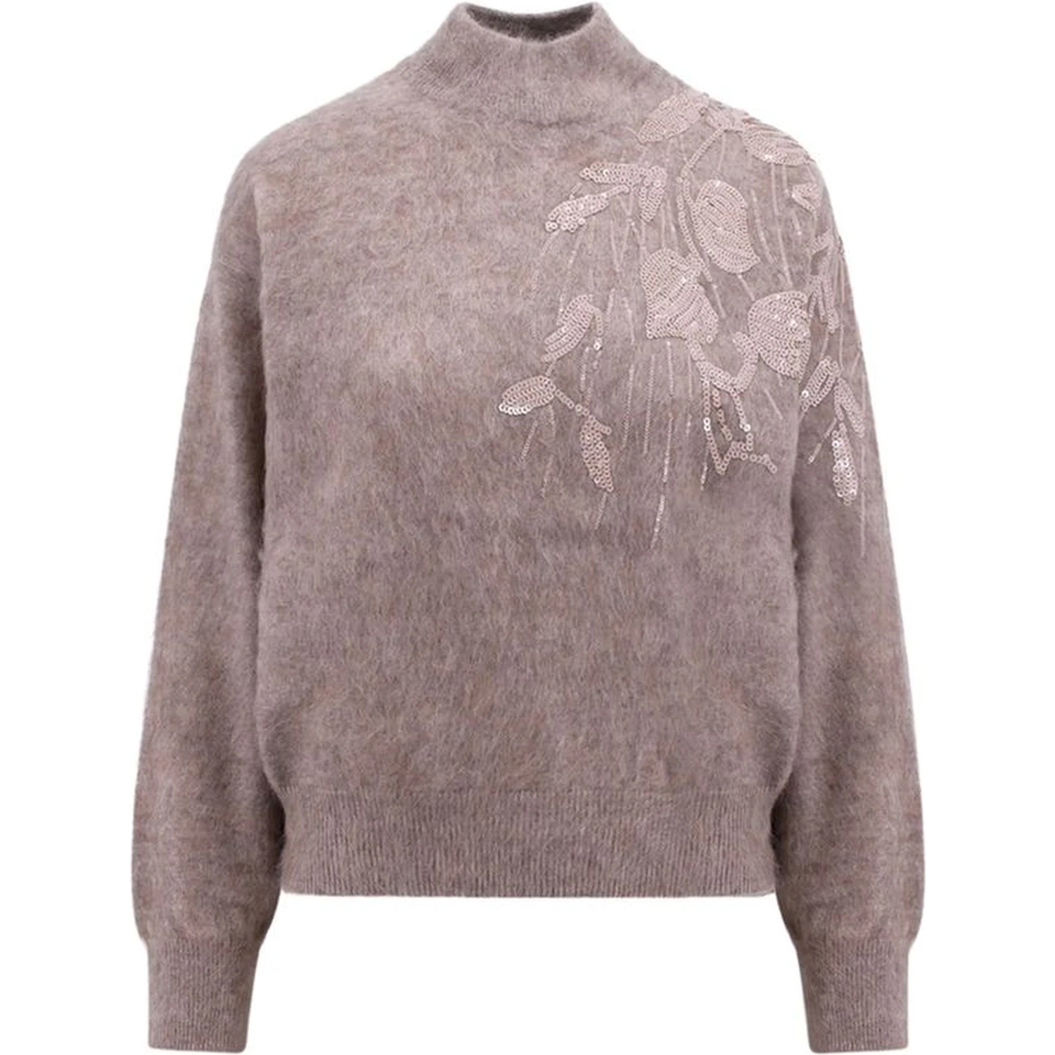 Beige Cashmere Sweatshirt