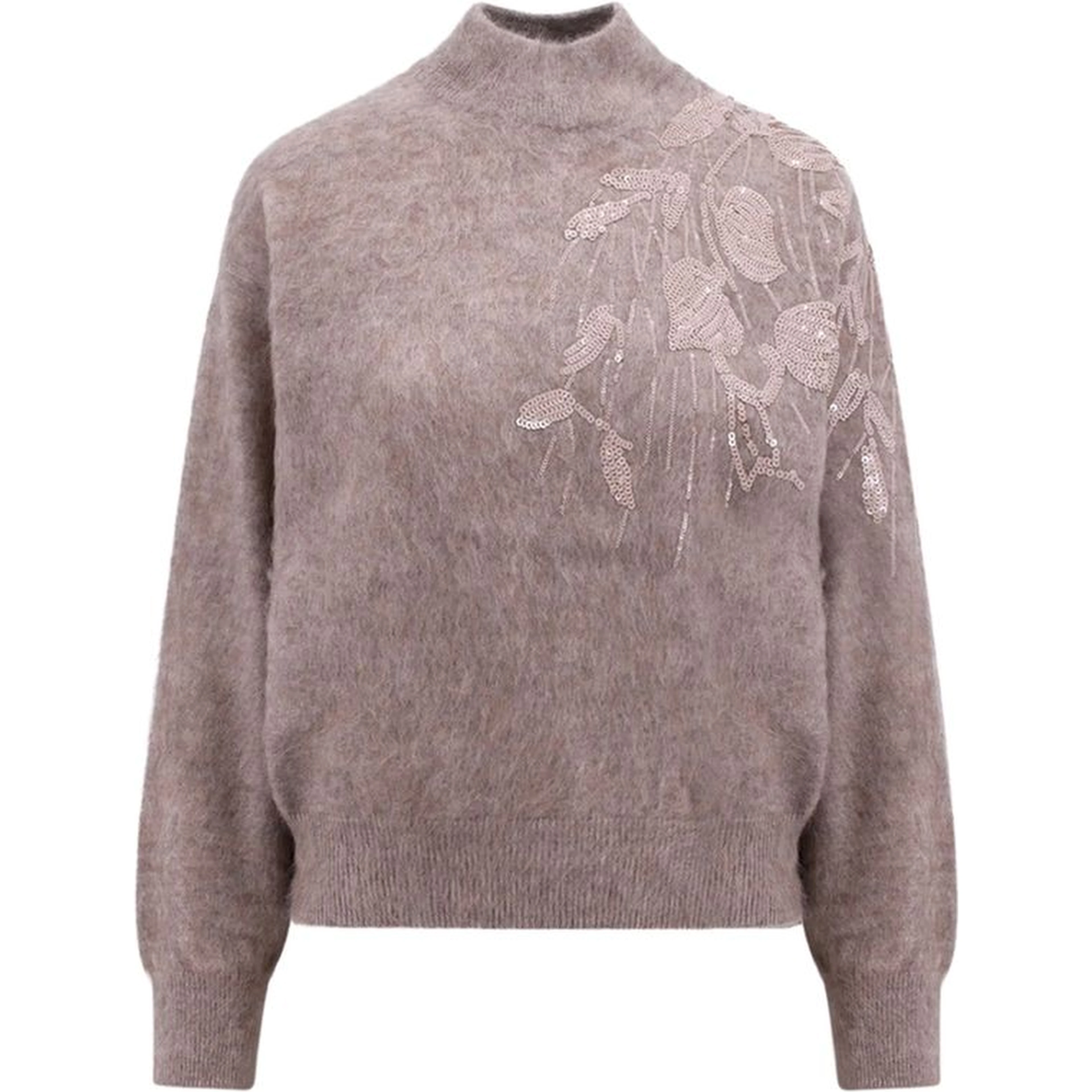 Beige Cashmere Sweatshirt