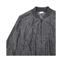 Gray Virgin Wool Bomber