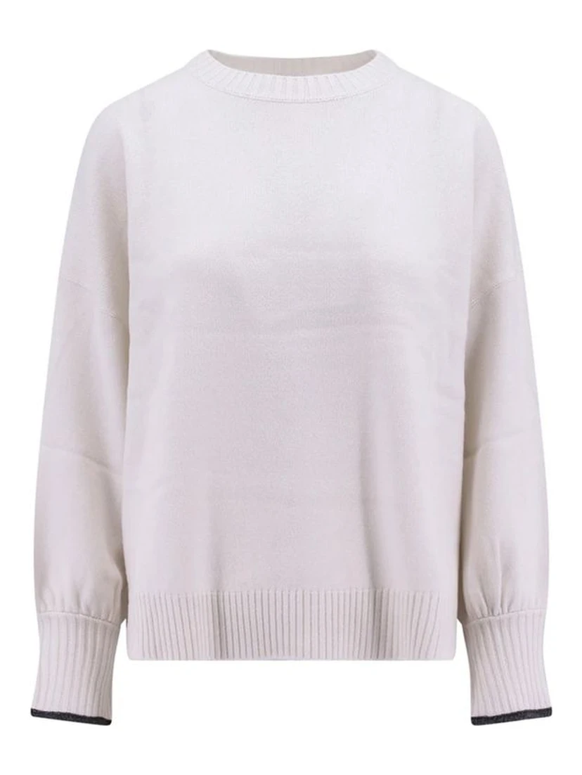 White Cashmere Cashmere Sweater
