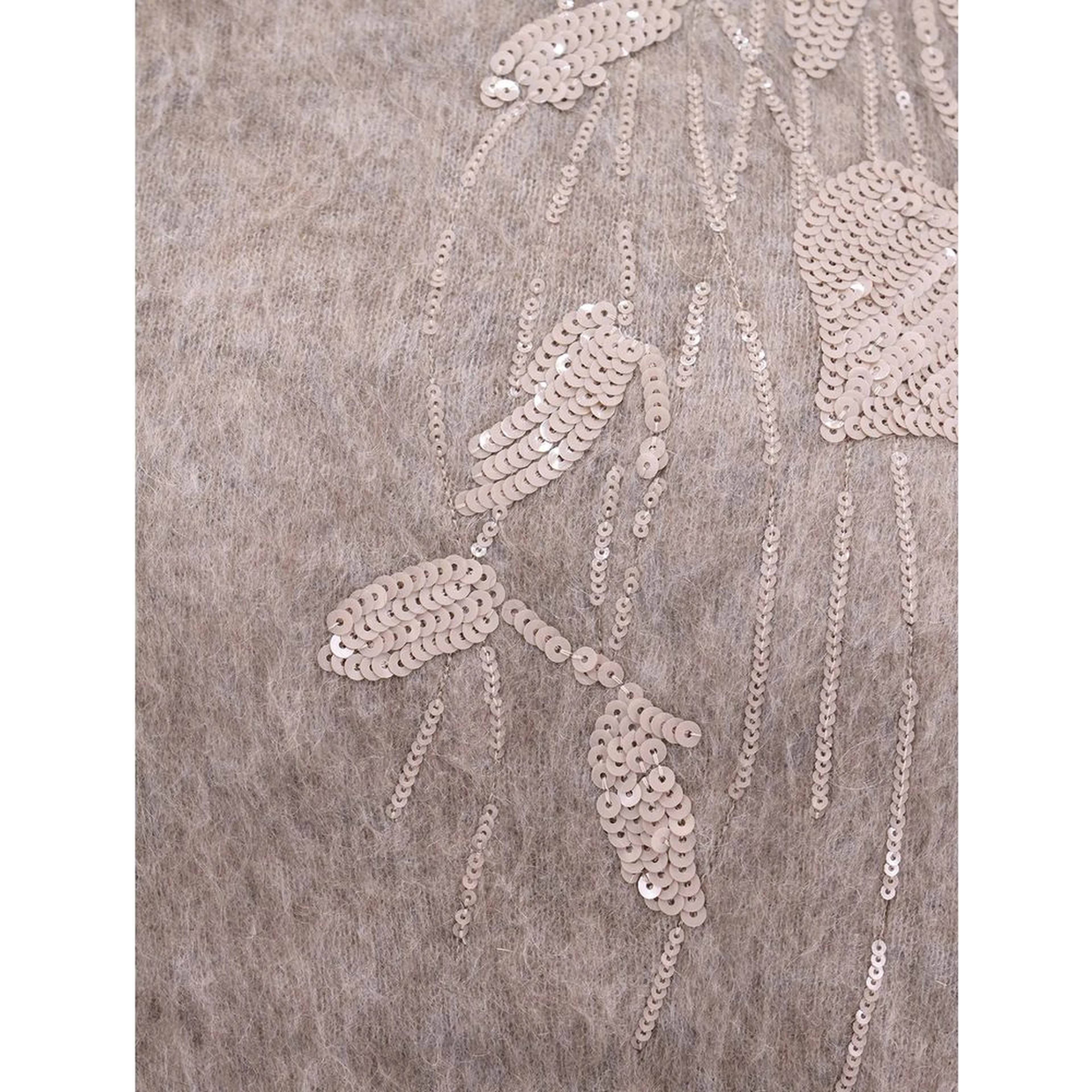 Beige Cashmere Sweatshirt