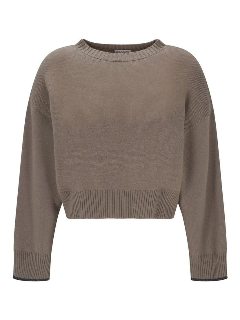 Beige Cashmere Cashmere Sweater