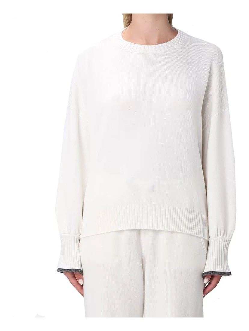 White Cashmere Cashmere Sweater