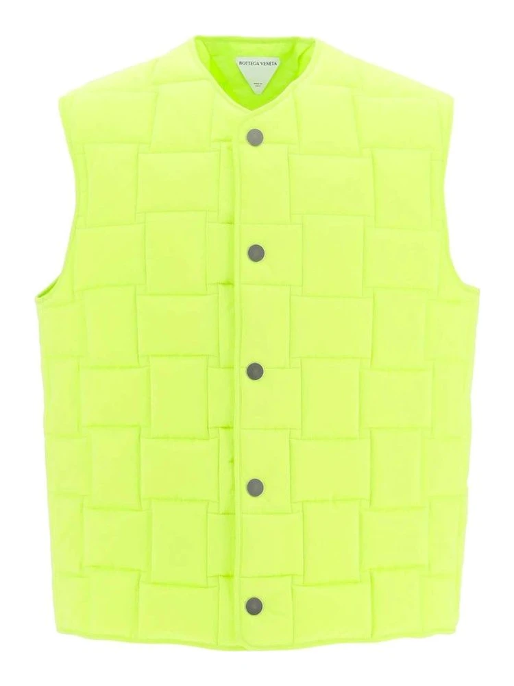 Bicolor Polyamide Sleveless Jacket