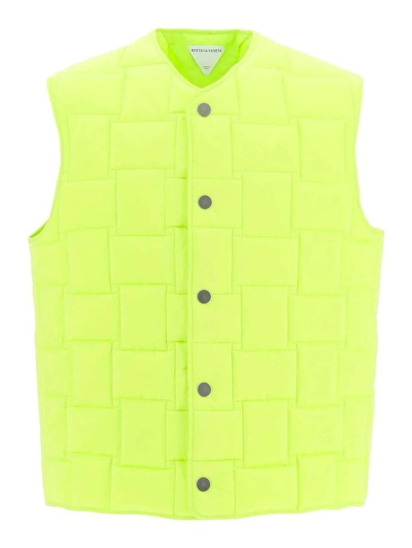 Bicolor Polyamide Sleveless Jacket