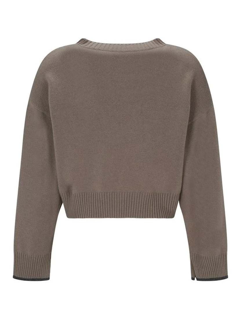 Beige Cashmere Cashmere Sweater