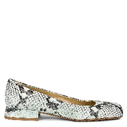 Bicolor Calfskin Ballet Flats