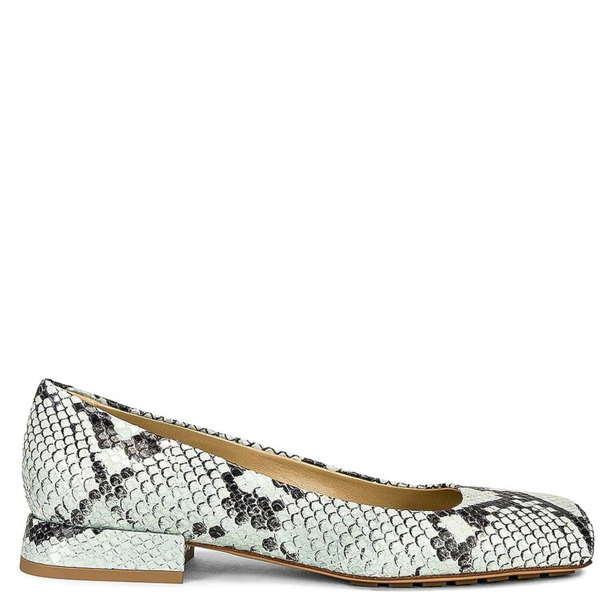 Bicolor Calfskin Ballet Flats