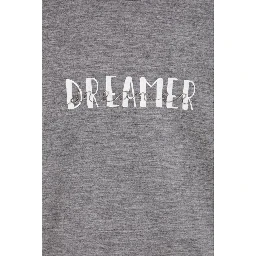 Gray Elastane T-Shirt