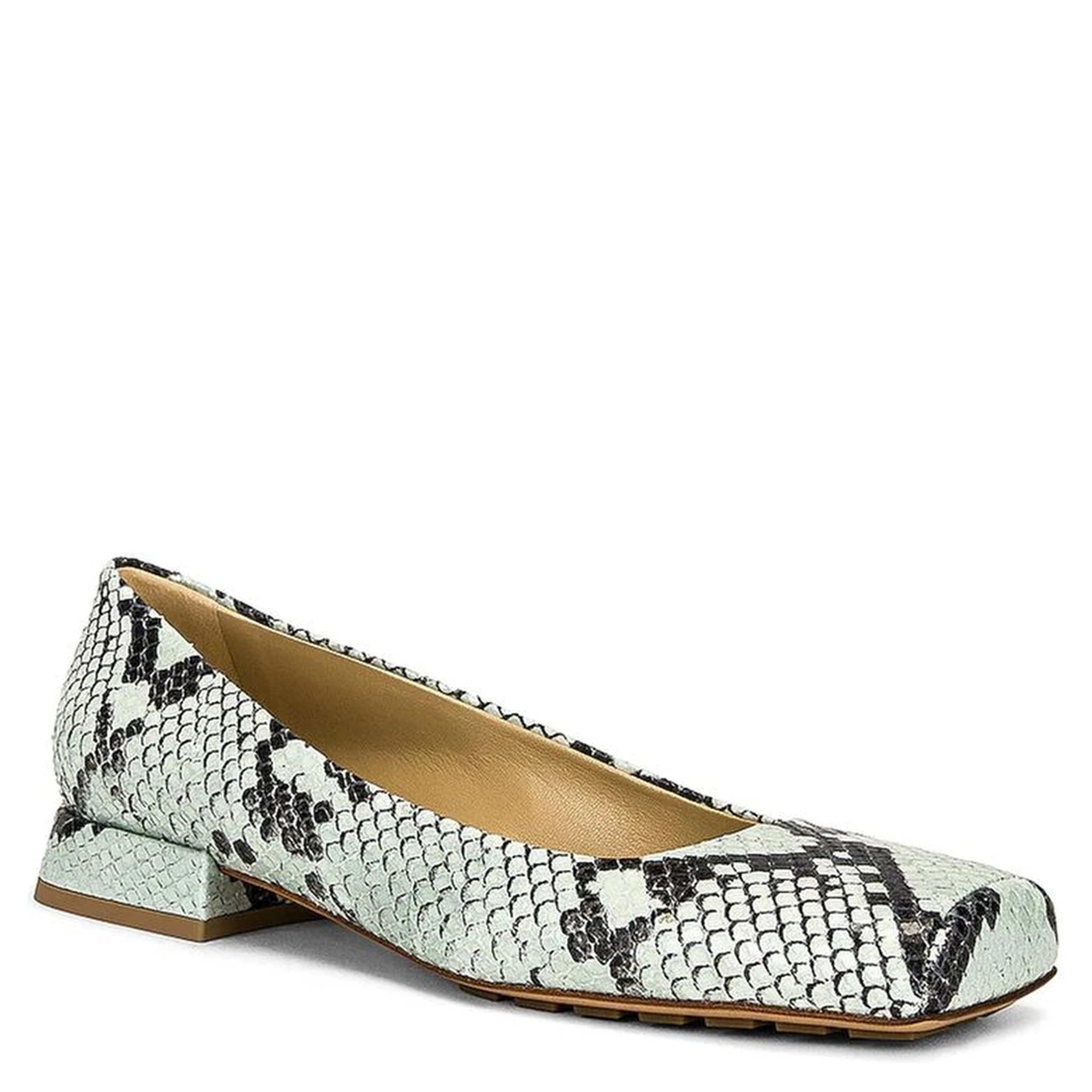 Bicolor Calfskin Ballet Flats