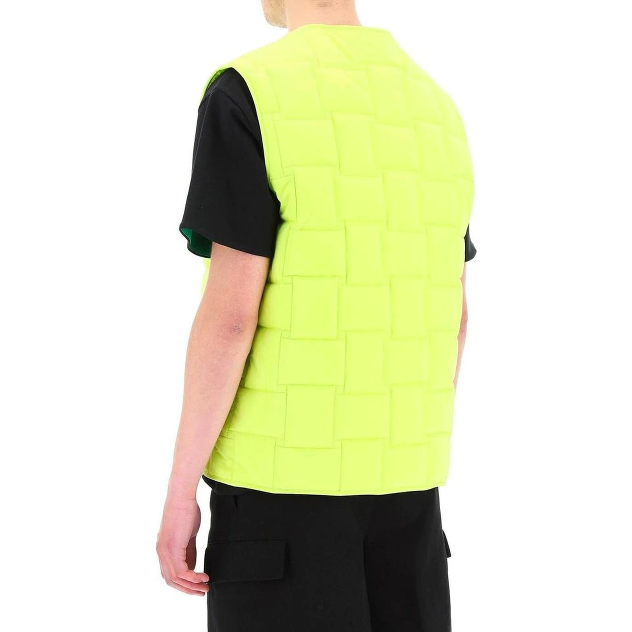 Bicolor Polyamide Sleveless Jacket