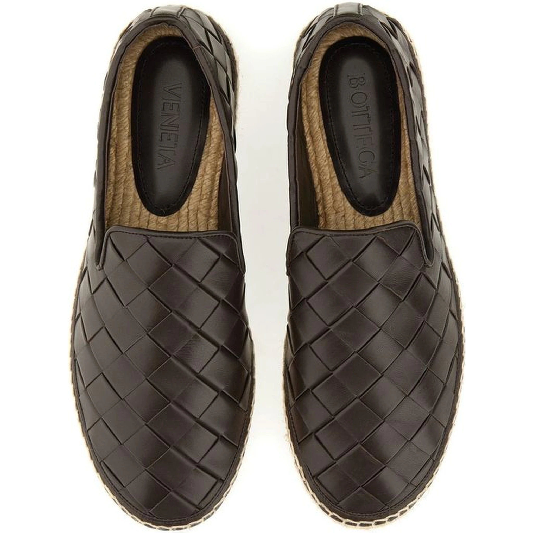 Brown Calfskin Espadrilles