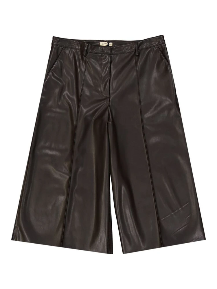 Brown Polyethylene Bermuda Shorts