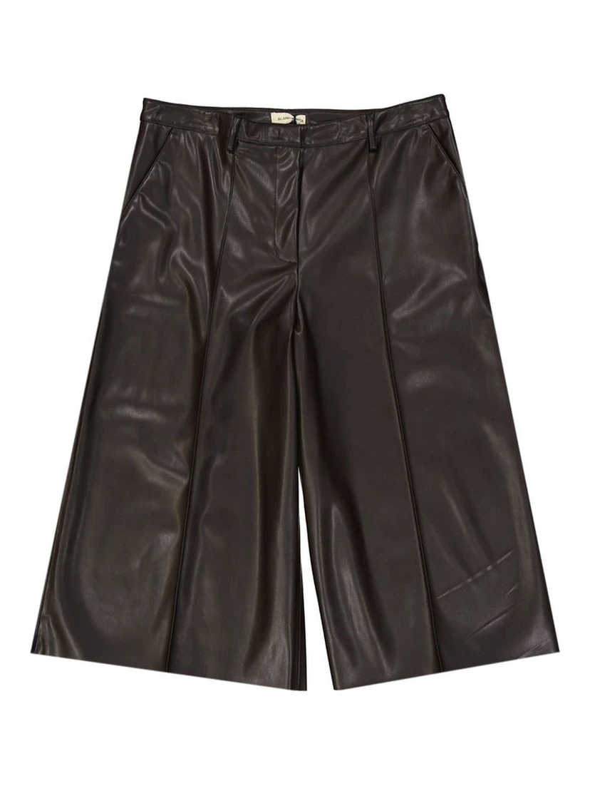 Brown Polyethylene Bermuda Shorts