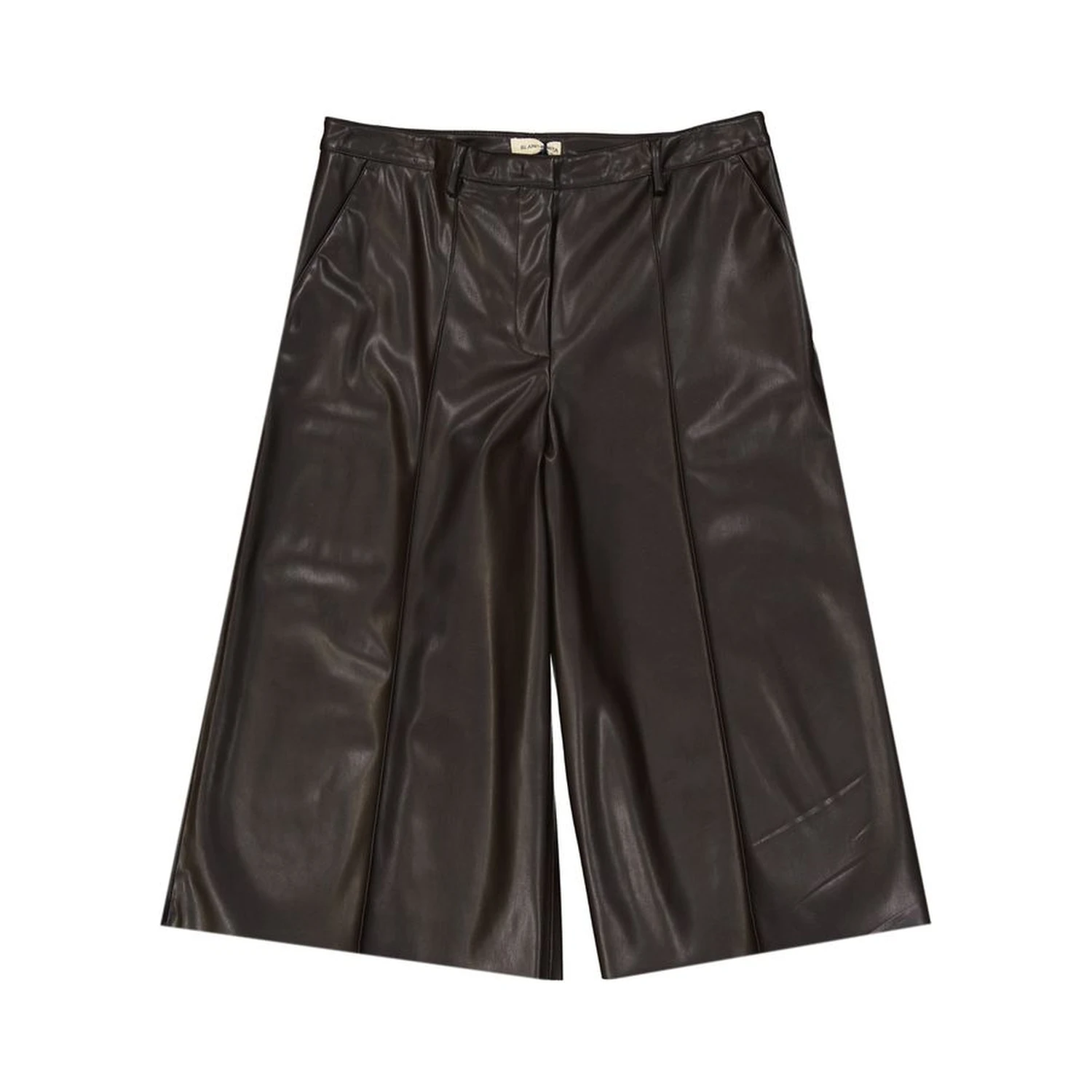 Brown Polyethylene Bermuda Shorts