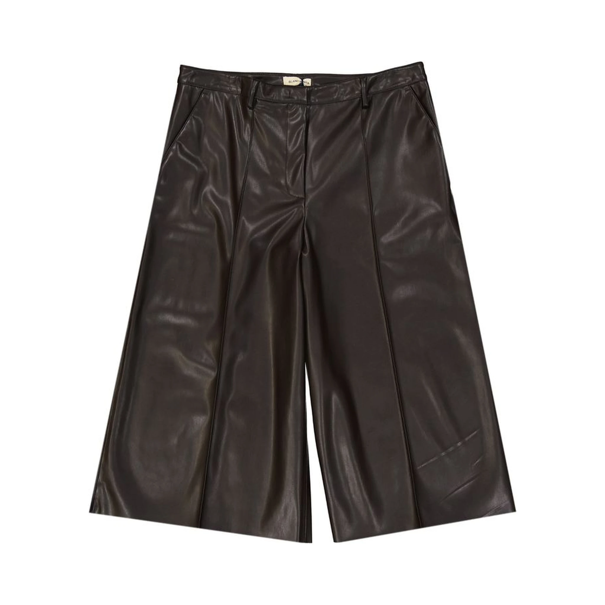 Brown Polyethylene Bermuda Shorts