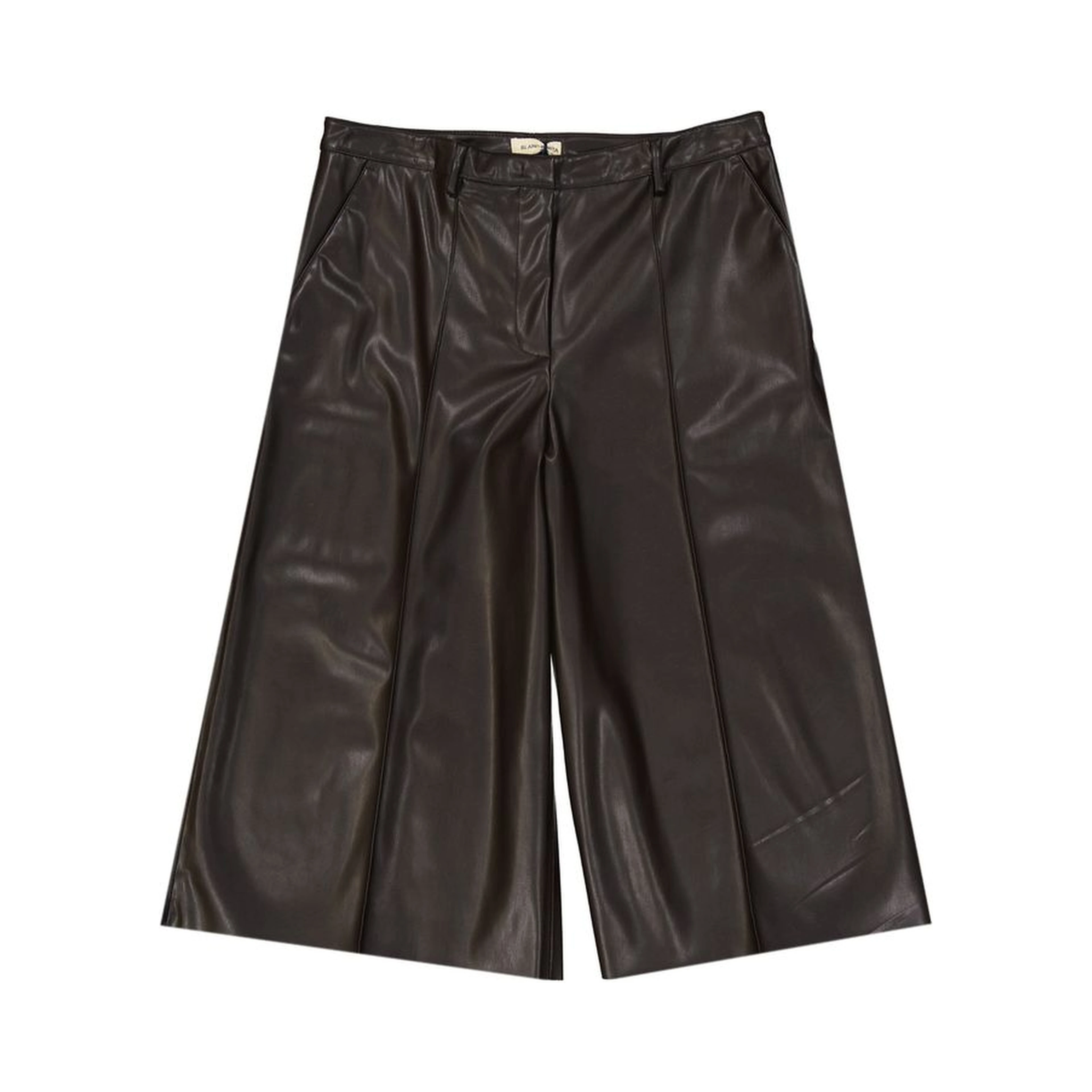 Brown Polyethylene Bermuda Shorts