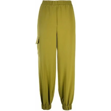 Bicolor Elastane Cargo Pants