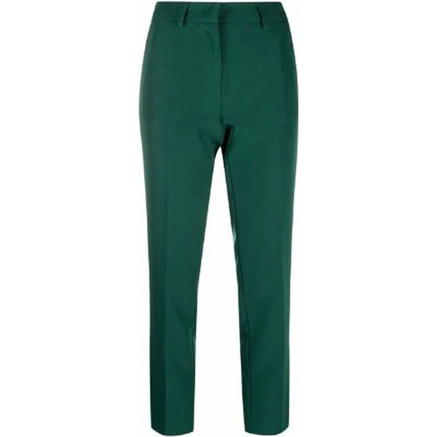Bicolor Elastane Casual Pants