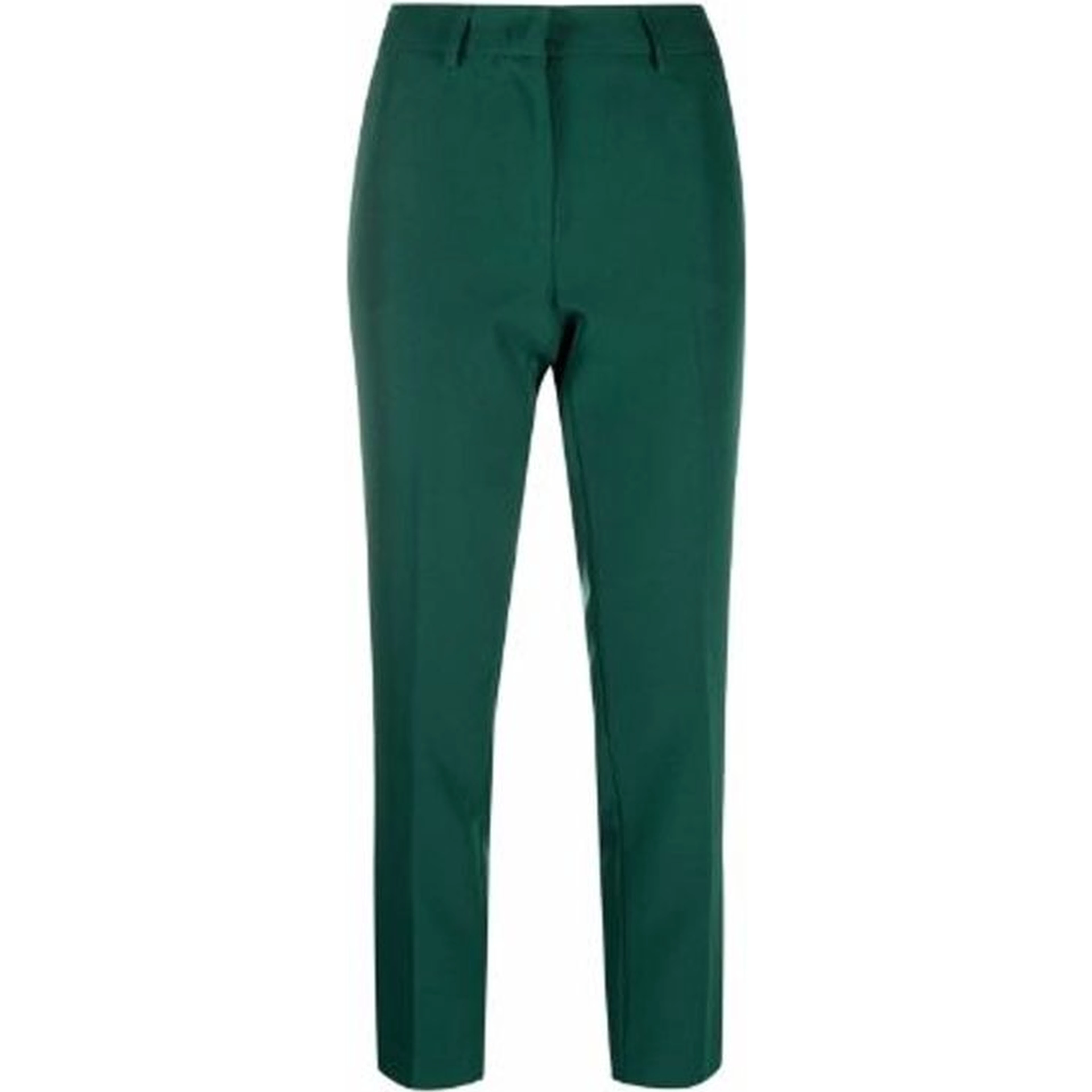 Bicolor Elastane Casual Pants