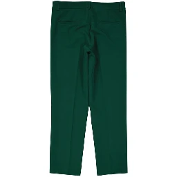 Bicolor Elastane Casual Pants