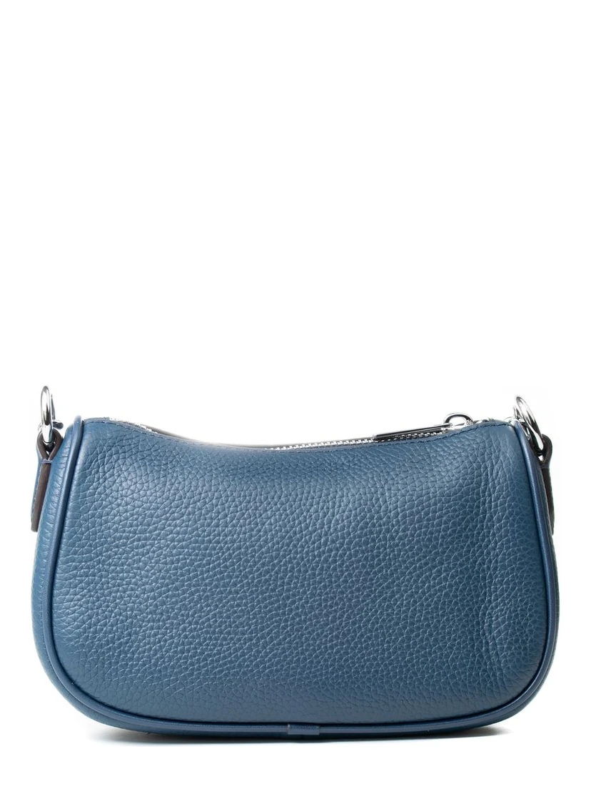Blue Fur Shoulder Bag