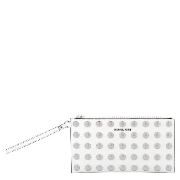 White Leather Clutch Bag