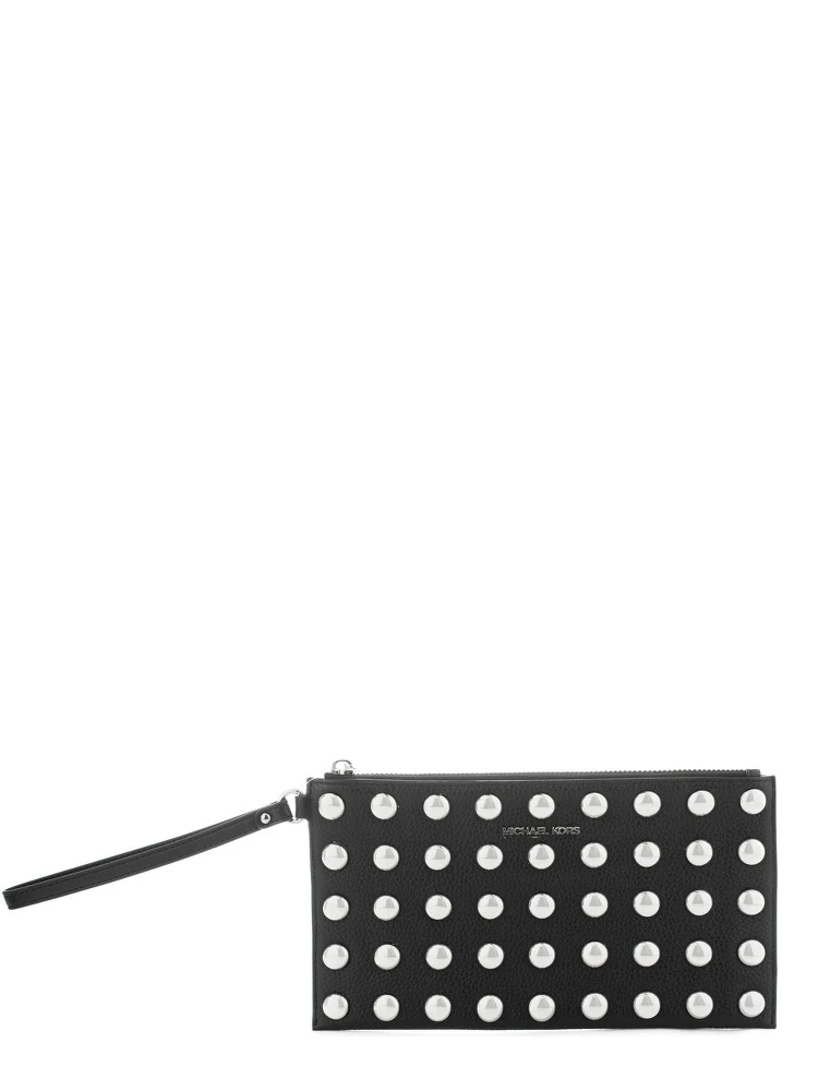 Brown Leather Clutch Bag