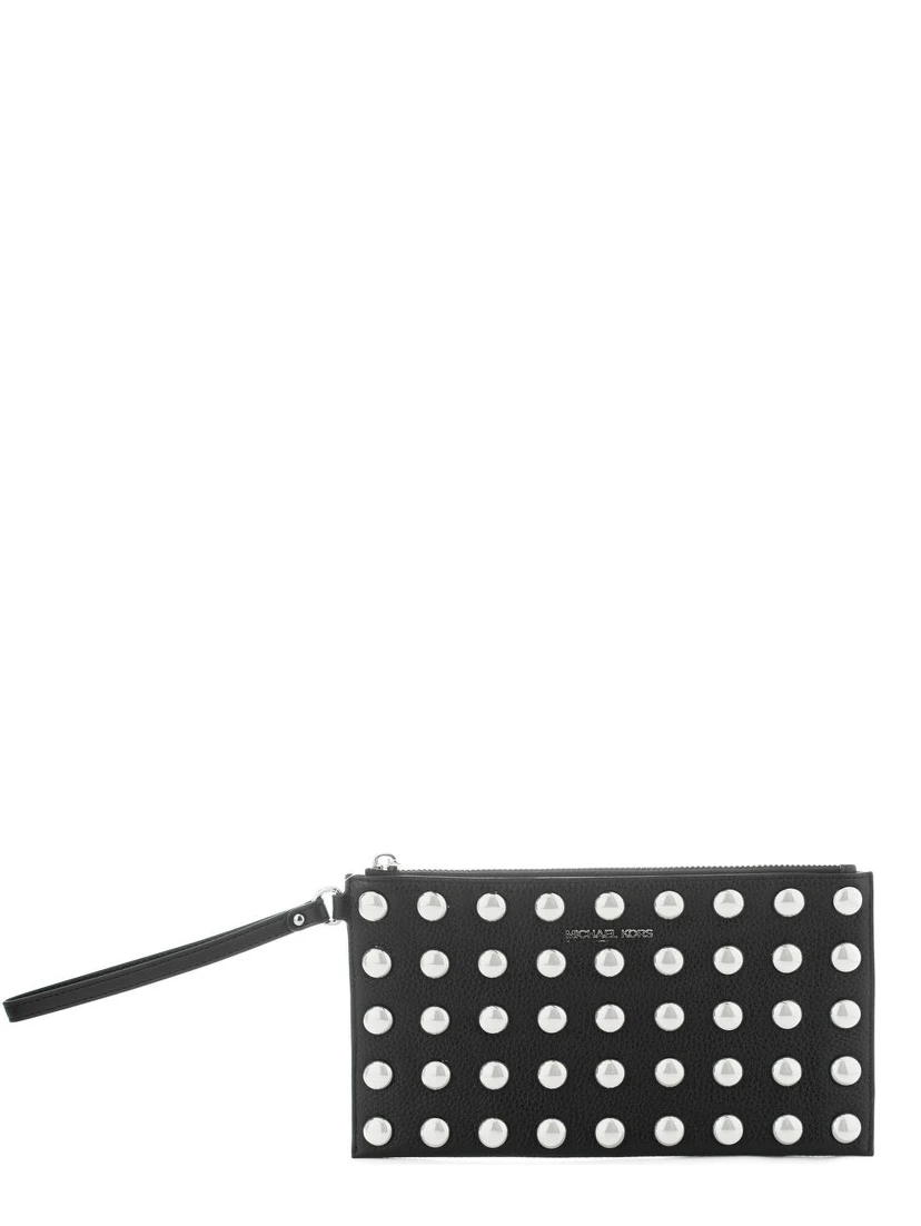 Brown Leather Clutch Bag