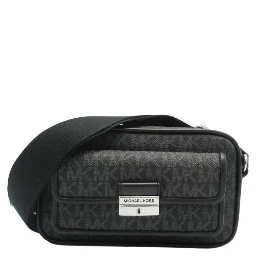 Black Canvas Crossbody Bag
