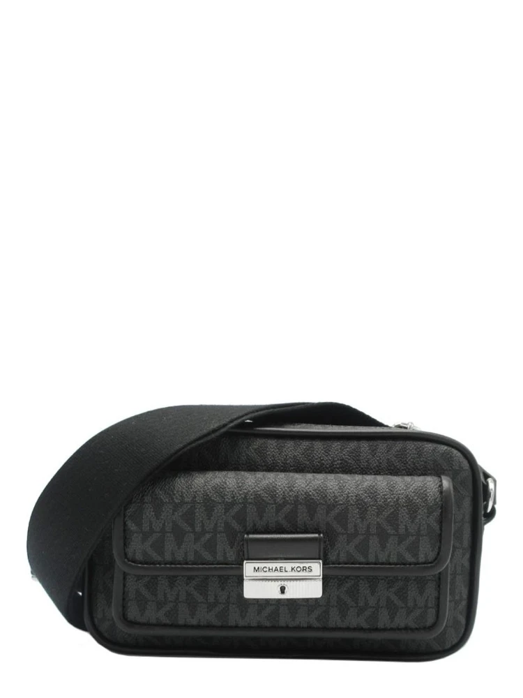 Black Canvas Crossbody Bag