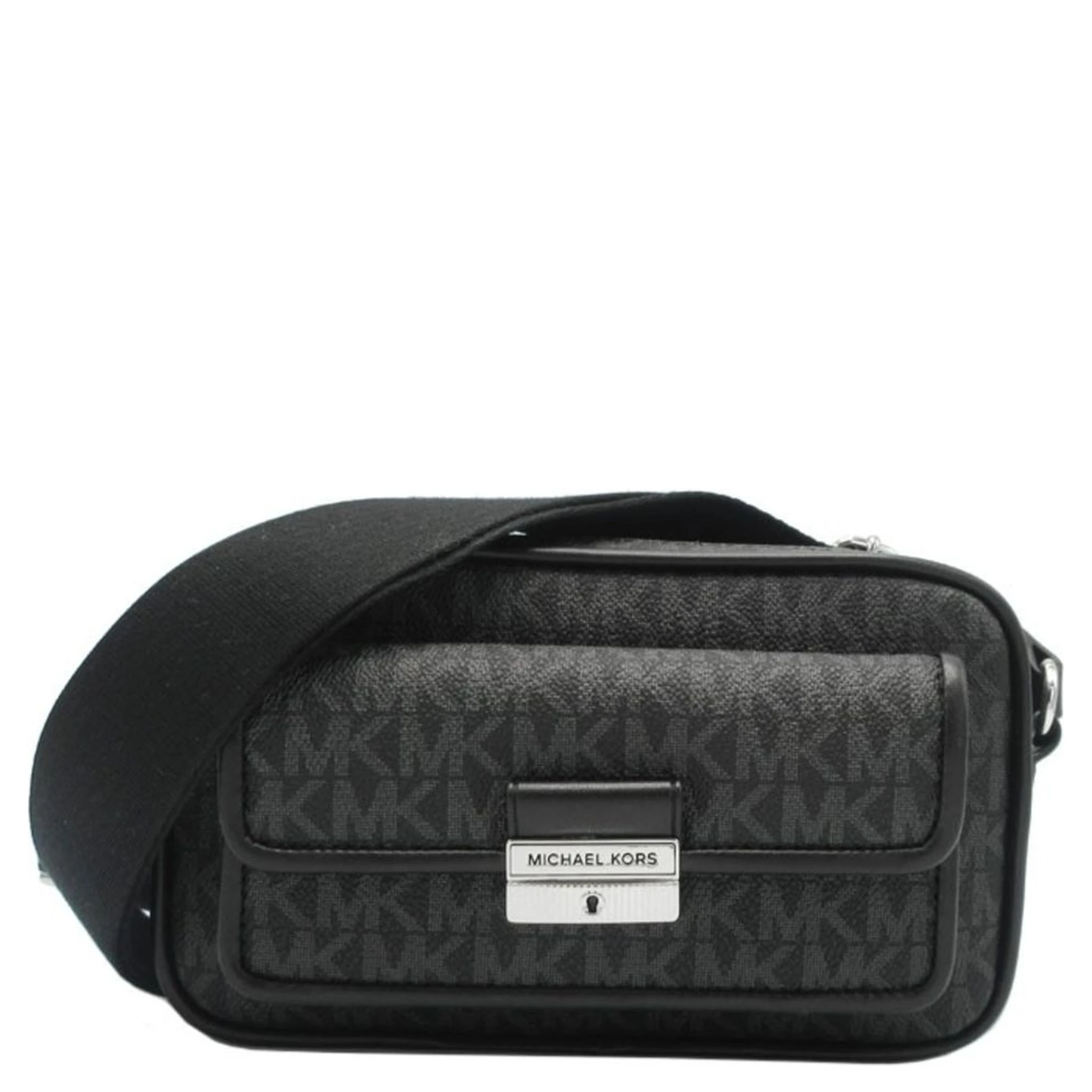 Black Canvas Crossbody Bag