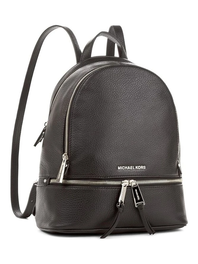Black Leather Backpack